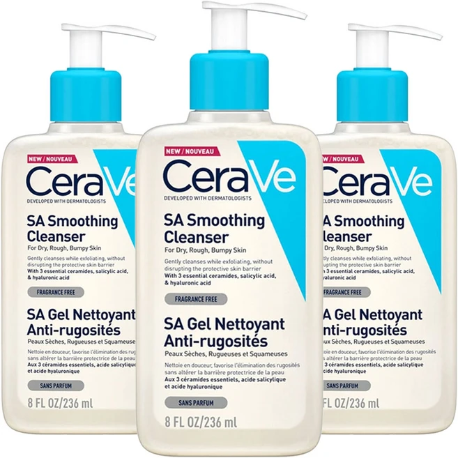 세라비 SA 스무딩 클렌저, 236ml, 3개 - 쿠팡