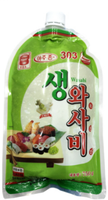 승진식품 303생와사비 와사비 (아이스포장), 750g, 2개