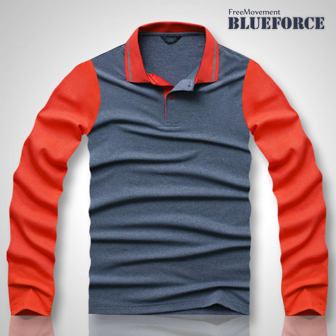 블루포스 레프켄긴팔 카라티 남자 티셔츠 남성 봄 가을 골프티 단체티 남녀공용 커플티 [국내생산]