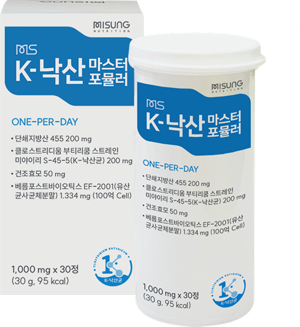장까지 살아서 가는 MS K-낙산마스터포뮬러 30정(1개월)/유산균낙산균프로바이오틱스, 1개, 30정