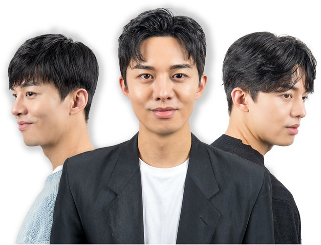 "최고급 남자가발" ALL 리얼스킨 부분가발 5종, 5.스왈로펌, L, 오른쪽에서 왼쪽 방향, 1개