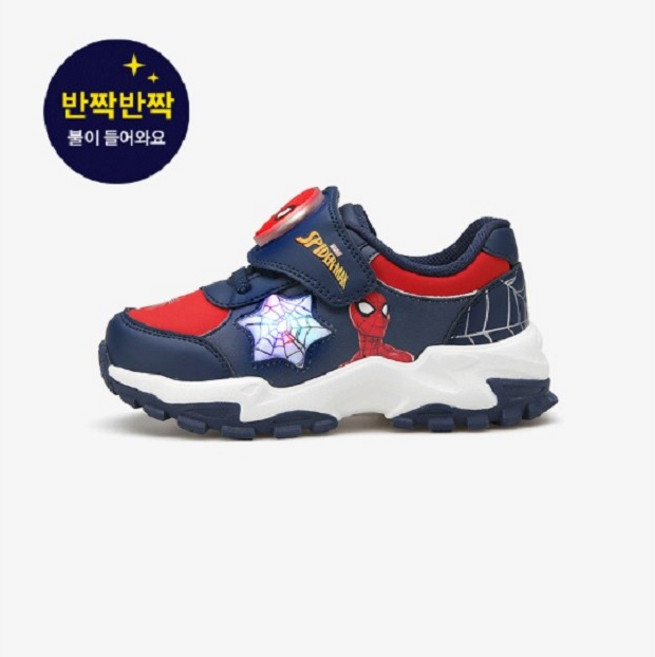 [에스키즈] 폴키즈 스파이더맨 LED 운동화 FRZLDSK002