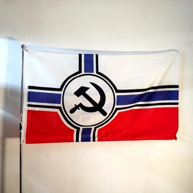 국기 소련 CCCP 깃발 90x150cm - 빈티지 러시아 육군 강철 크로스 배너 폴리 에스터 야외 장식 역사적인 애국 선물