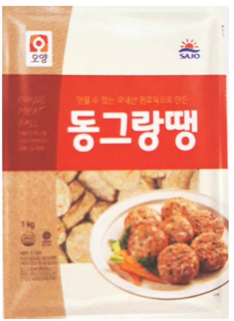 오양 동그랑땡 1kg, 1개