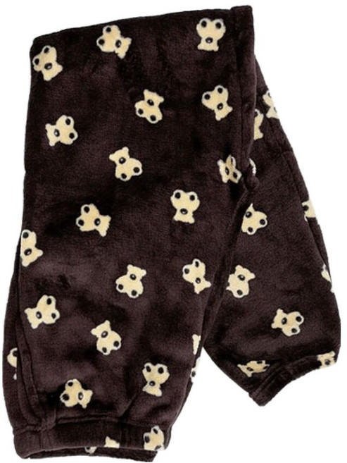 디노바시 여성용 극세사 주머니 수면 바지