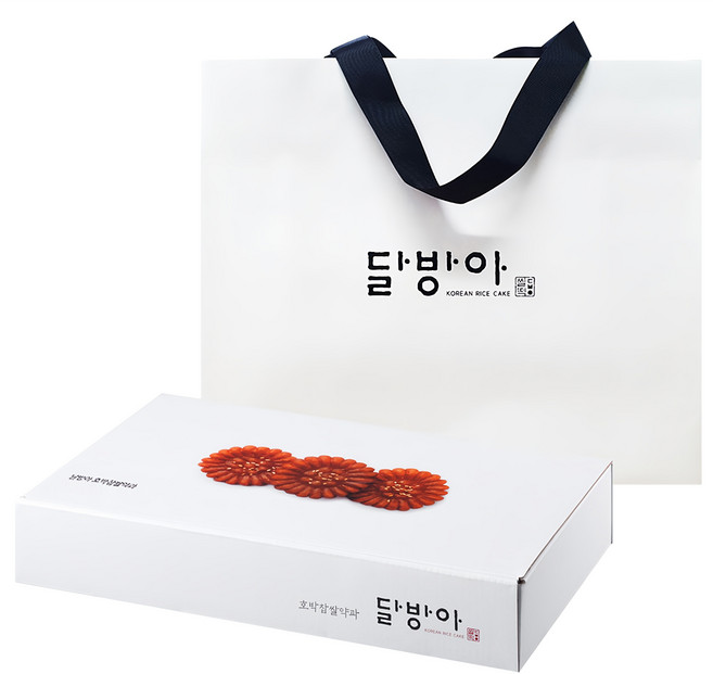 달방아 호박찹쌀약과 20p + 쇼핑백, 800g, 1개