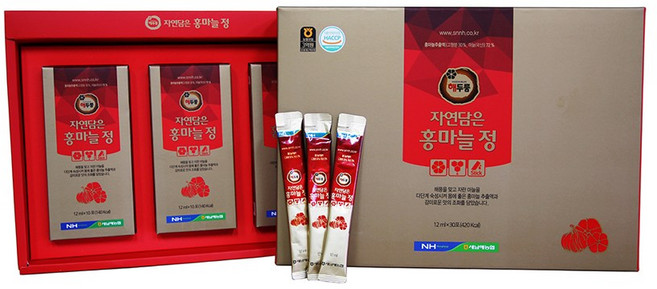 새남해농협 해두룸 자연담은 홍마늘 정, 12mg, 30개