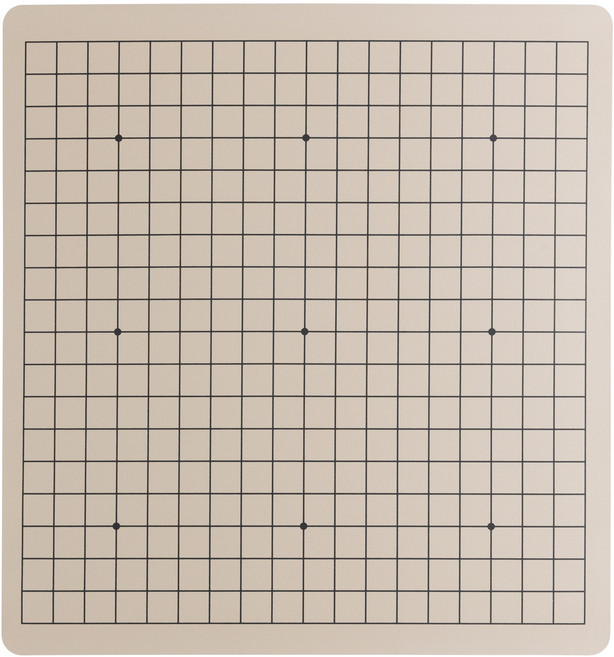 바둑판 미끄럼방지 코팅 휴대용바둑판 접이식바둑판 오목 보드게임, 브라운, 1개