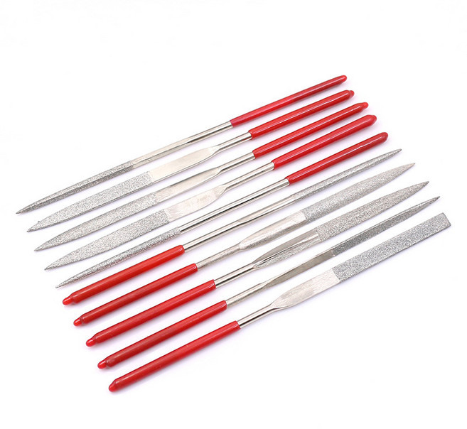 金剛石什錦銼刀 3mm*140mm 十支不同規格, 1套