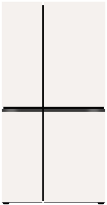 LG전자 디오스 AI 오브제컬렉션 냉장고 832L 방문설치, S836MEE022