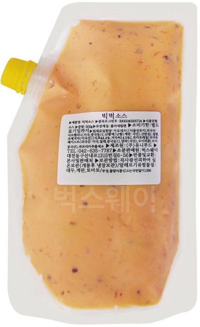 벅스웨이 빅벅소스 500g, 1개