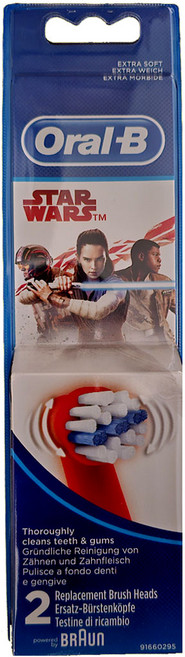 오랄비 EB10K-2 스타워즈 유아 어린이 칫솔모 1세트 2입, 1개, EB10K-2스타워즈 칫솔모 1팩(2개)