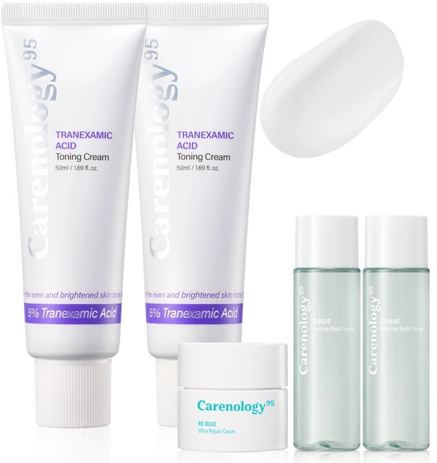 케어놀로지 트라넥사믹애씨드 5% 토닝 크림 / 물광토닝 / 백옥 토닝크림 / 미백크림, 2개, 50ml - 쿠팡