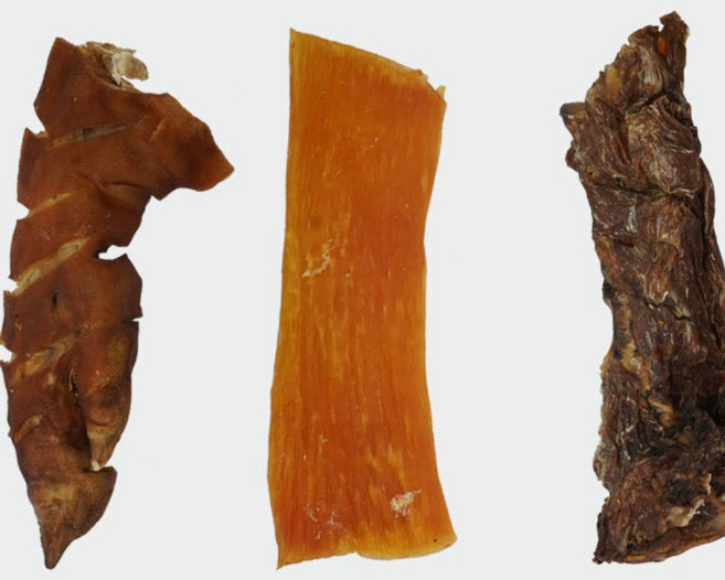 중대형견 뼈간식 통간식, 족발 2개