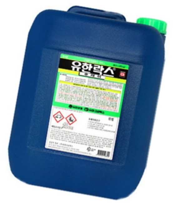 유한락스 말통 욕실 식당 가게 바닥청소 고기집 카페 호텔 업소 화장실 곰팡이 개업 선물, 상세페이지 참조, 1개