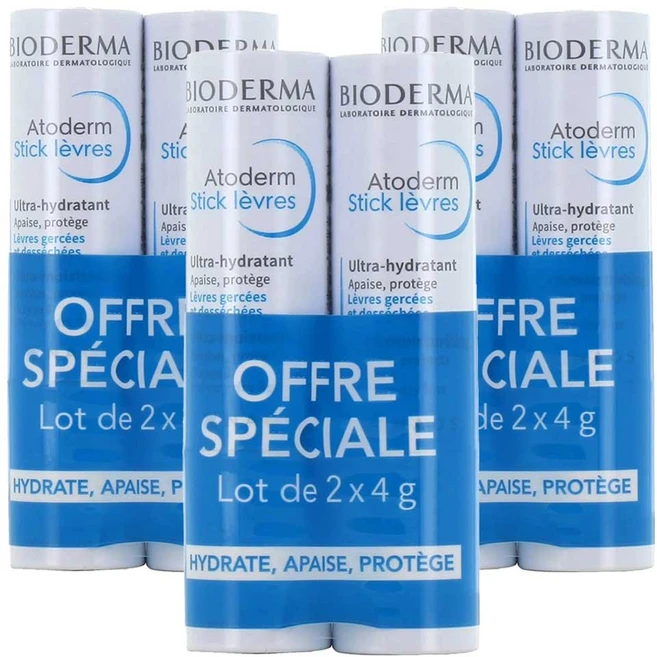 바이오더마 아토덤 스틱 레브르 울트라 하이드라텐트 립밤 2개입, 무향, 8g, 3개 - 쿠팡