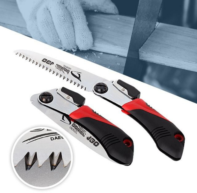 톱 접이식톱 톱날 130mm HS901 가지치기 소형 접톱