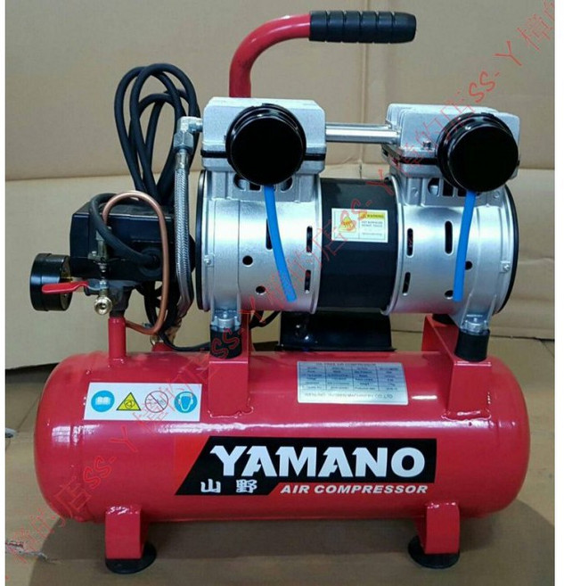 YAMANO 山野牌 2HP 9L 靜音無油直接式空壓機 快速充氣 居家工作好幫手, 1個