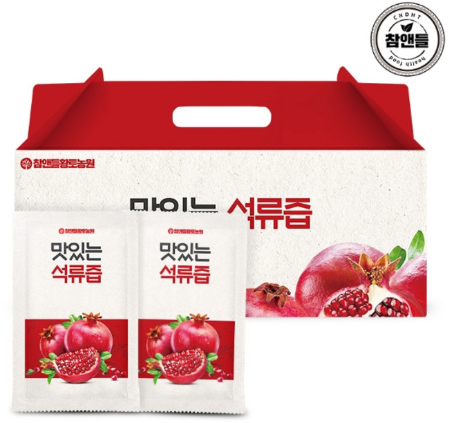 참앤들황토농원 [참앤들황토농원]맛있는 석류즙 30포 1박스, 70ml