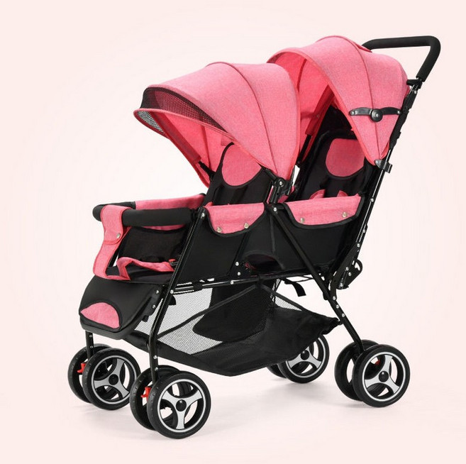 제이펀 스토어 쌍둥이트라이크 폴딩 더블 휴대용, 핑크