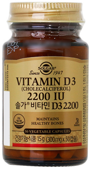 솔가 비타민D3 2200, 50정, 1개