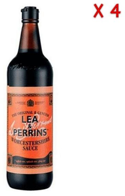 워체스터 리 앤 페린스 우스터셔 소스, 4개, 568ml