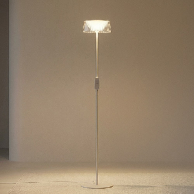 르엘 LED 거실 무드등 스탠드 조명, 화이트