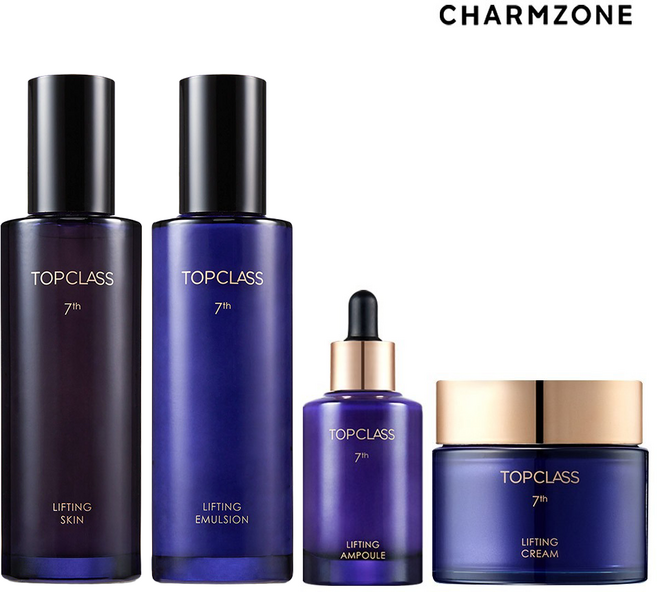 참존 탑클래스 리프팅 4종 세트 미백과 주름개선 기능성의 콜라겐 기초화장품세트, 1세트