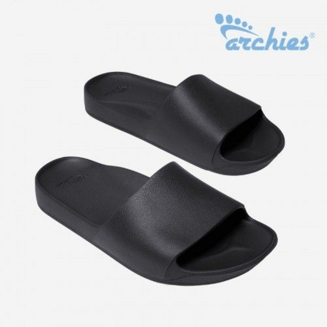 [백화점 정품] 아치스 남여공용슬리퍼슬라이드-블랙