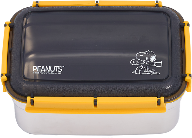 PEANUTS 便當盒, 黃色, 1個