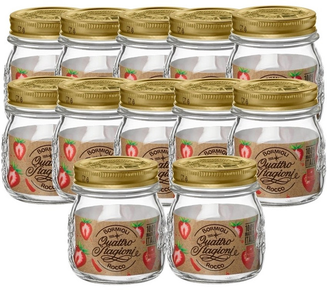 보르미올리 콰트로 밀폐유리병 150ml 12개