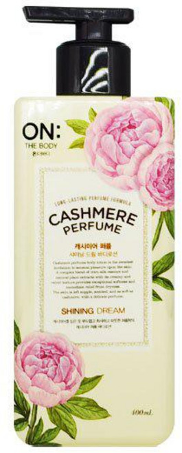 온더바디 캐시미어 퍼퓸 샤이닝 드림 바디로션 400ml, 1개