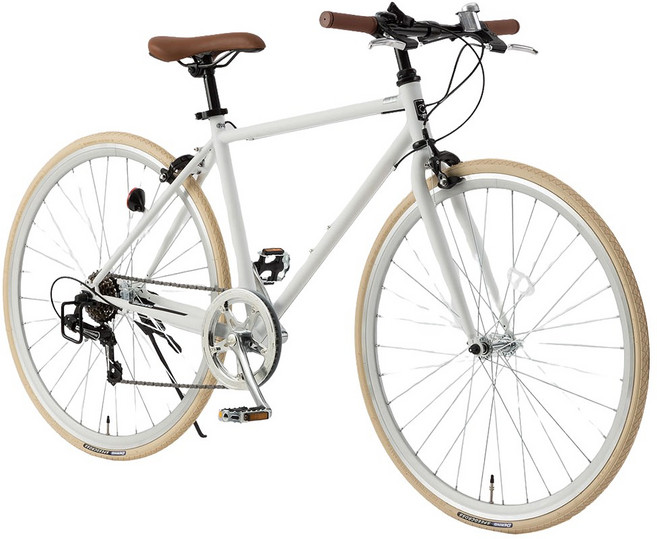 SUWIT 700C 하이브리드 자전거 성인용 출퇴근용 시마노 변소기 경량 프레임 700Cx28C타이어, 화이트/WHIT-SILVER, 1개, 54cm