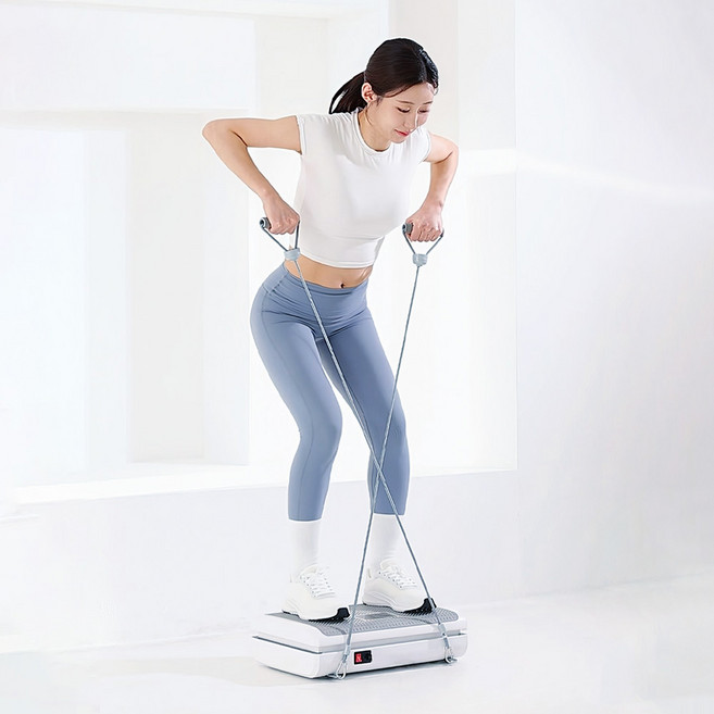 스포틀러 쉐이크 보드 덜덜이 진동 운동 기구 전신 유산소 운동 뱃살 다이어트 지압 마사지, 사은품_전용 근력밴드