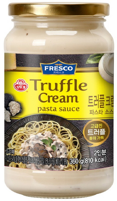 오뚜기프레스코 트러플크림 파스타 소스, 360g, 2개