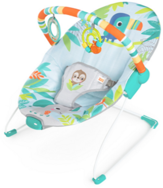 브라이트스타트 레인포레스트 아기 바운서, COLOR MIX (컬러믹스)