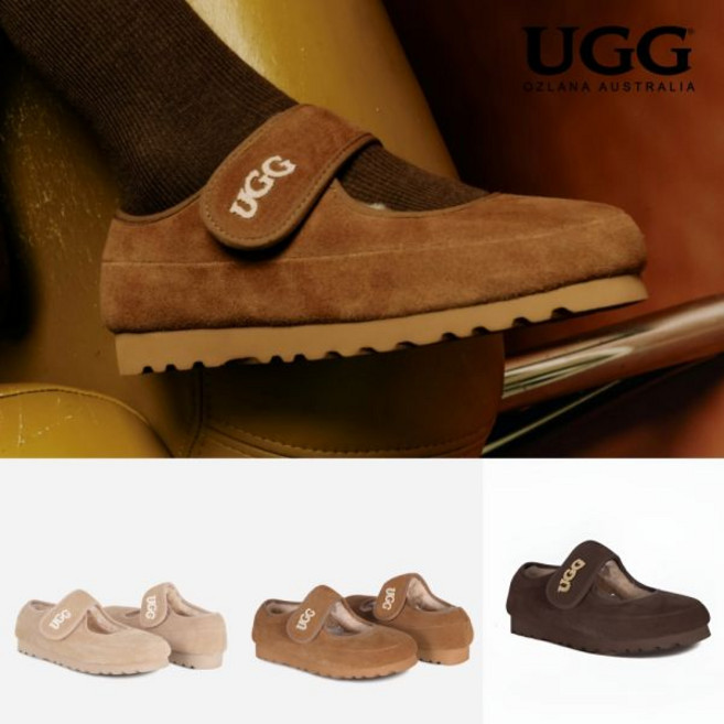 어그슬리퍼 호주어그 클래식 로고 메리 제인 26FW