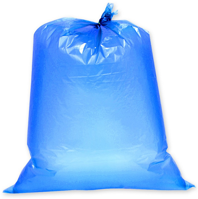 평판 쓰레기 비닐봉투 파랑, 1000개, 50L
