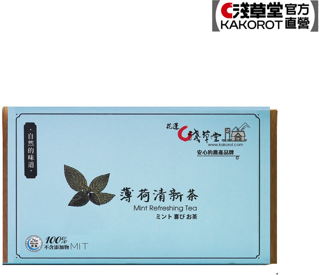 淺草堂KAKOROT 薄荷清新茶 無糖 無添加, 3g, 1個, 12個裝