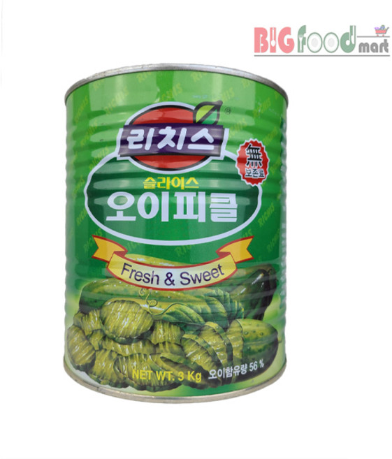 리치스 슬라이스 오이피클, 1개, 3kg