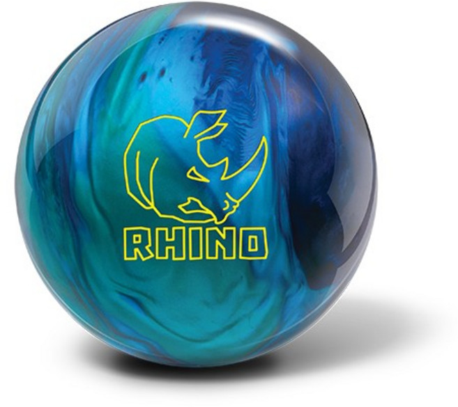 브런스윅 라이노 볼링공 (코발트블루) Rhino 소프트볼 훅볼, 1개