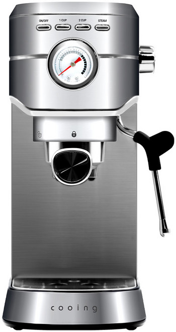 쿠잉전자 2 in 1 프리미엄 에스프레소 커피머신, ECM-1300S