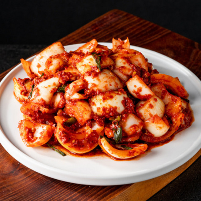 비셀러 100% 국내산 전라도 쪽파 대파 매운맛 파김치 1kg 2kg 3kg 5kg 10kg, 100% 국내산 전라도 양파김치, 1개