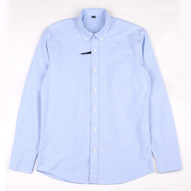 옥스포드 남자 긴팔 무지 셔츠 캐주얼 남방