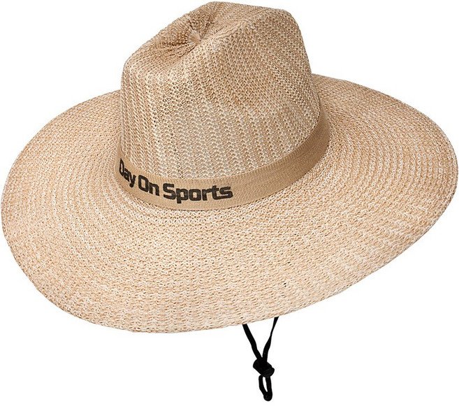 여름 밀짚모자 햇빛차단 작업 농사모자