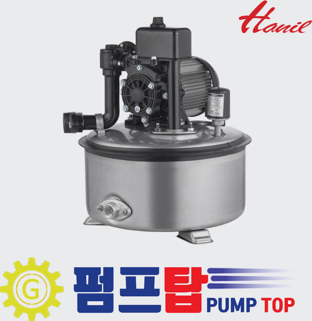 PH-255R 한일펌프 자흡 자동식 대형압력탱크타입 가정용 펌프, 1개