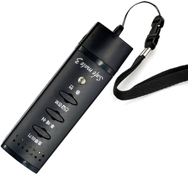 세이프메이트3 전자호루라기 APH-204P 블랙, 3세대, 1개