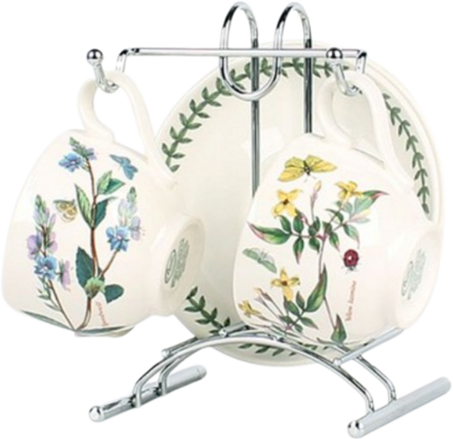 레벤호프 스텐 부부잔 걸이, 은색, 4개