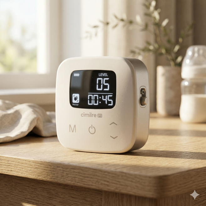 시밀레 P1 휴대용 충전식 유축기 터치형 양쪽유축가능, 1개