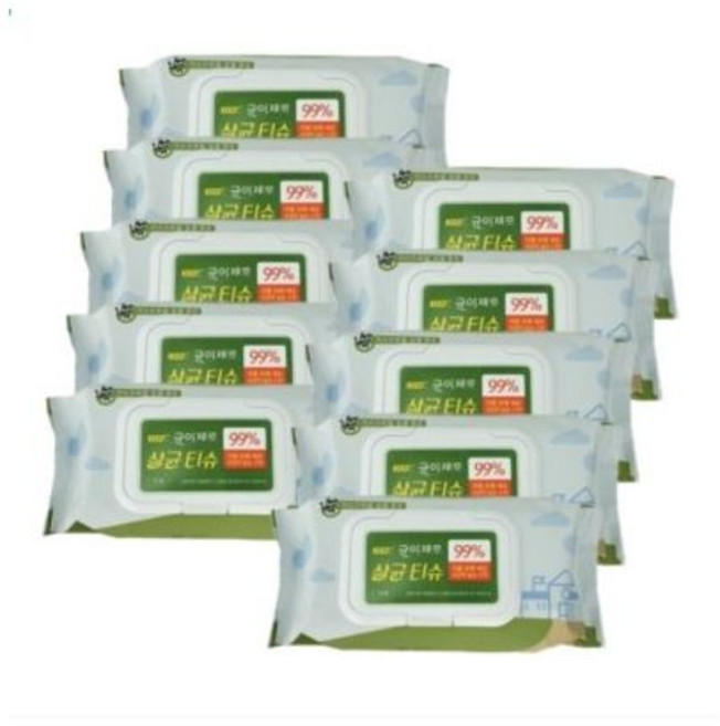 아이프리 균이제로 손소독티슈 소독용세정제 알콜70 75매X10팩